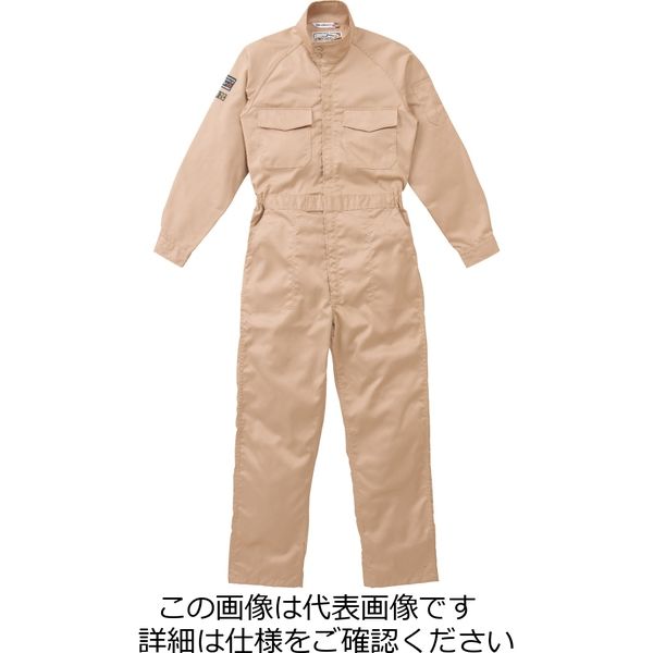 山田辰 ノーメックス（R）耐熱難燃オーバーオールツヅキ服 ベージュ 71-FR-2101-BE