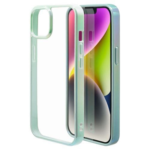 ラスタバナナ iPhone 14/iPhone13 Aurora Frame ハイブリッドケース TPU×PC ミント