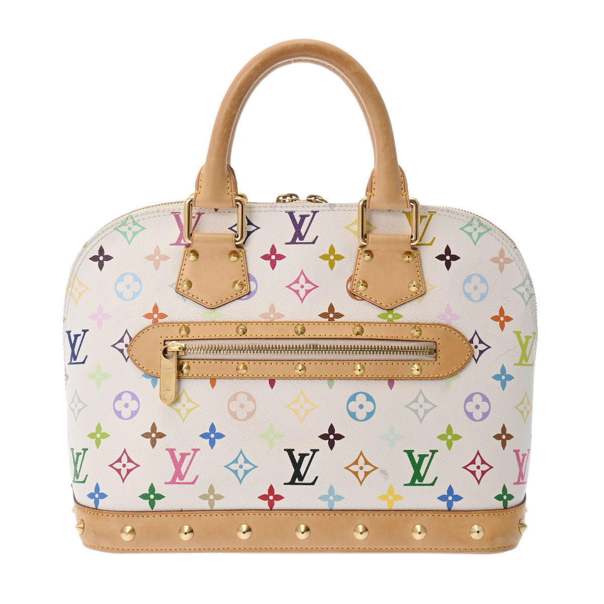 LOUIS VUITTON ルイヴィトン マルチカラー アルマ ブロン M92647 レディース モノグラムマルチカラー ハンドバッグ Bランク 中古 