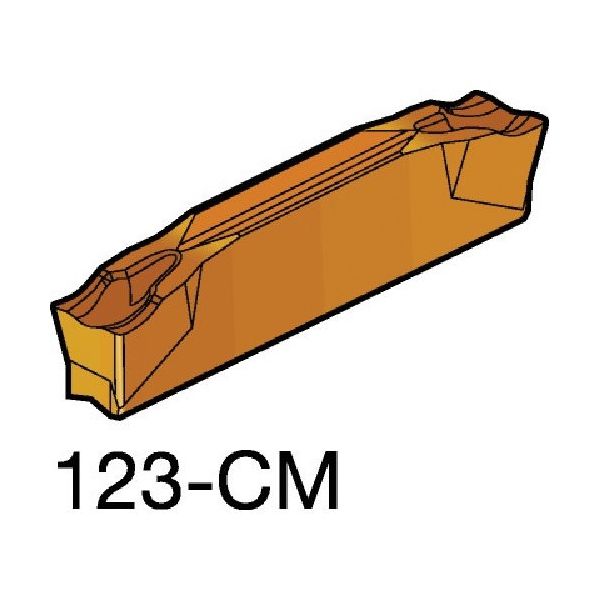 サンドビック コロカット1・2 突切り加工用チップ(320) 525 N123G2-0300-0002-CM 1セット(10個)（直送品）