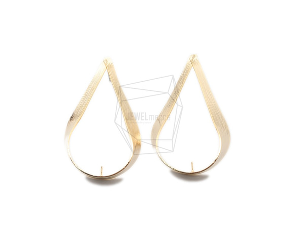 ERG-1569-G【2個入り】ティアドロップピアス ,Teardrop Post  Earring