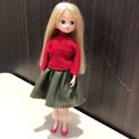 No.4130りかちゃんのトップスとスカートの2点セット