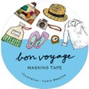 【送料無料】イラスト マスキングテープ (washi tape) 2個、5個、10個セット　組合せ自由