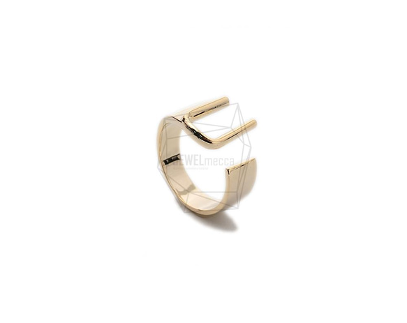 RNG-048-G【1個入り】イニシャルリング /Initials Ring,Band Ring/Adjustable