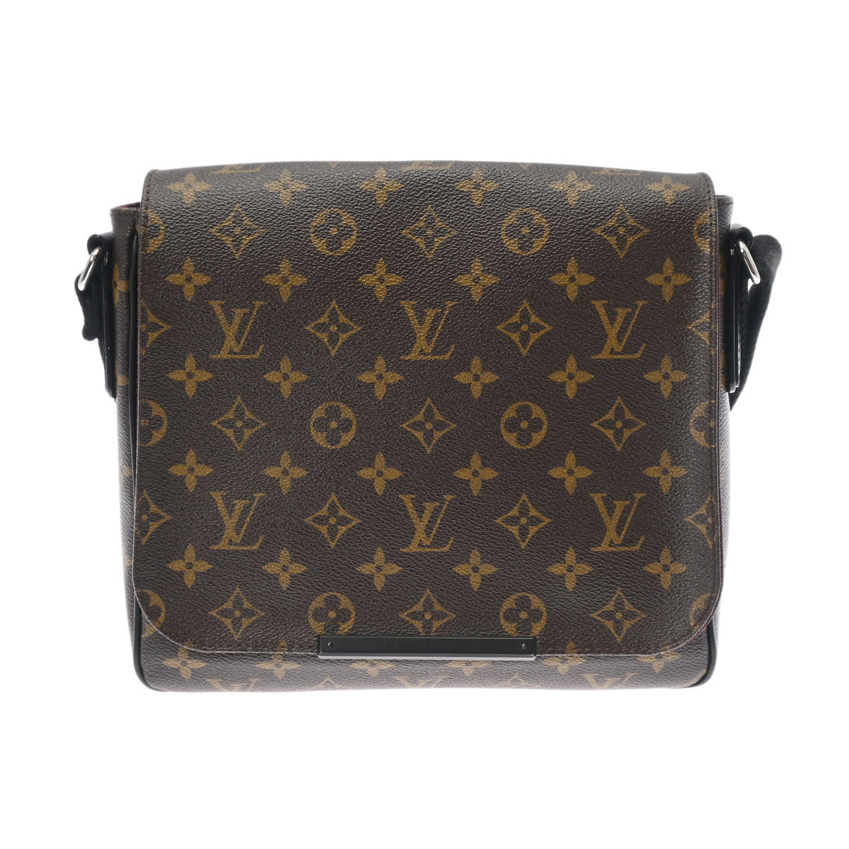 LOUIS VUITTON ルイヴィトン モノグラム マカサー ディストリクト PM ブラウン M40935 メンズ モノグラムマカサー ショルダーバッグ ABランク 中古 