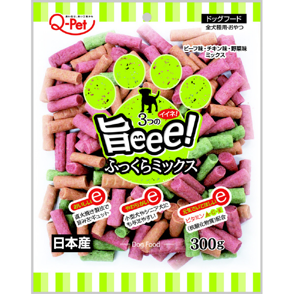 九州ペットフード 旨eee!ふっくらミックス(300g) ｳﾏｲｲﾌﾂｸﾗﾐﾂｸｽ300G