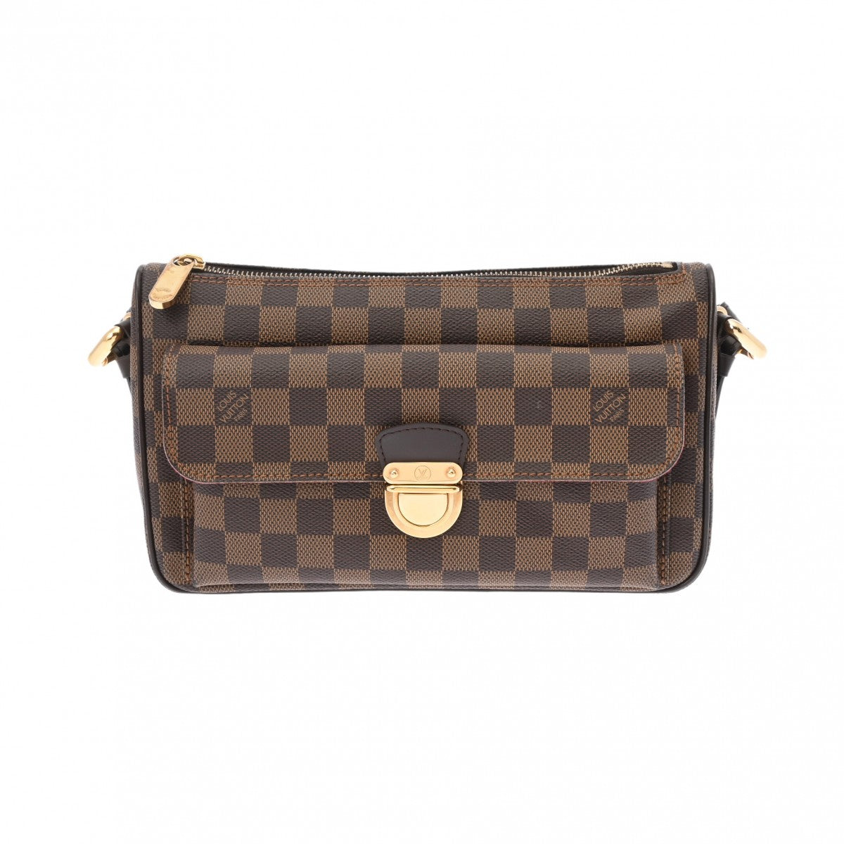 LOUIS VUITTON ルイヴィトン ダミエ ラヴェッロ GM ブラウン N60006 レディース ダミエキャンバス ショルダーバッグ Aランク 中古 