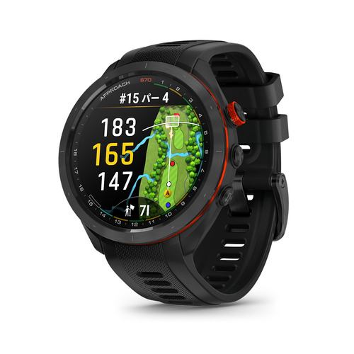 GARMIN 010-02746-22 Approach S70 47mm Black GARMIN Approachシリーズ 心拍計 0100274622