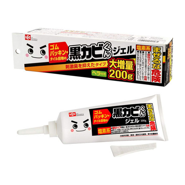 レック 激落ちくん 黒カビくん カビとり ジェル 200g ヘラ付 FC17215-C00092