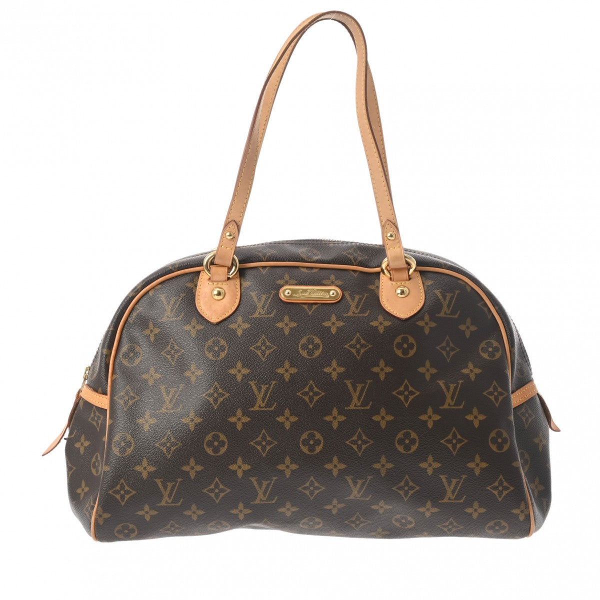 LOUIS VUITTON ルイヴィトン モノグラム モントルグイユ GM ブラウン M95566 ユニセックス モノグラムキャンバス ハンドバッグ Bランク 中古 