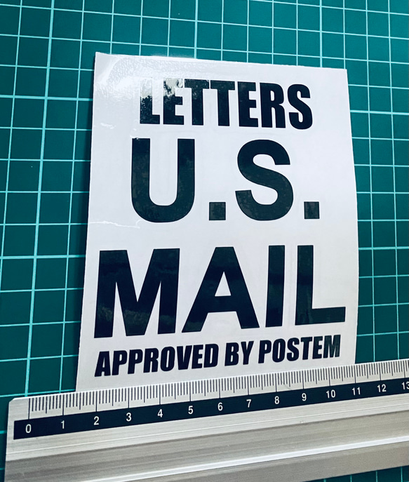 US MAIL ポストステッカー