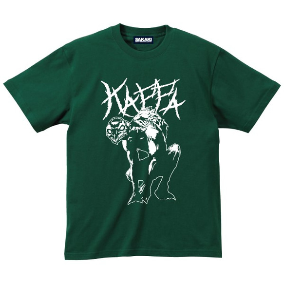 SAKAKI 河童 Tシャツ アイビーグリーン