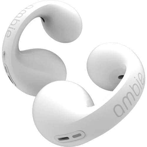 ambie sound earcuffs 耳をふさがず聴ける 完全ワイヤレス 最大6時間連続再生+ケース充電2回 AMTW01WCホワイト