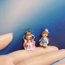 再販　ミニチュア　七夕　織姫&彦星　ハンドメイド