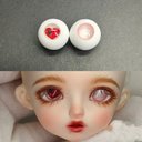 【12mm14mm16mm18mm】 ドールアイ ハンドメイドドール bjd 目 オビツ11 アイサイズ14/7 -4354