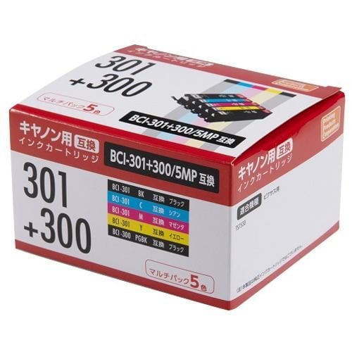 PPC PP-YC301-5P キャノン用互換インク(5色セット) PPYC3015P