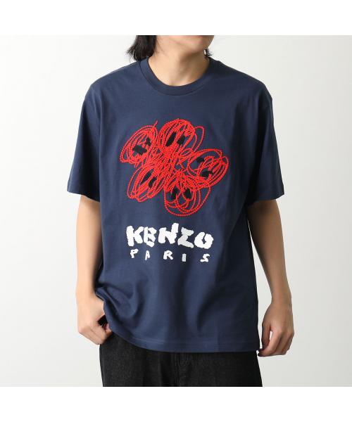 ケンゾー/KENZO Tシャツ PFE55TS2734SG DRAWN VARSITY