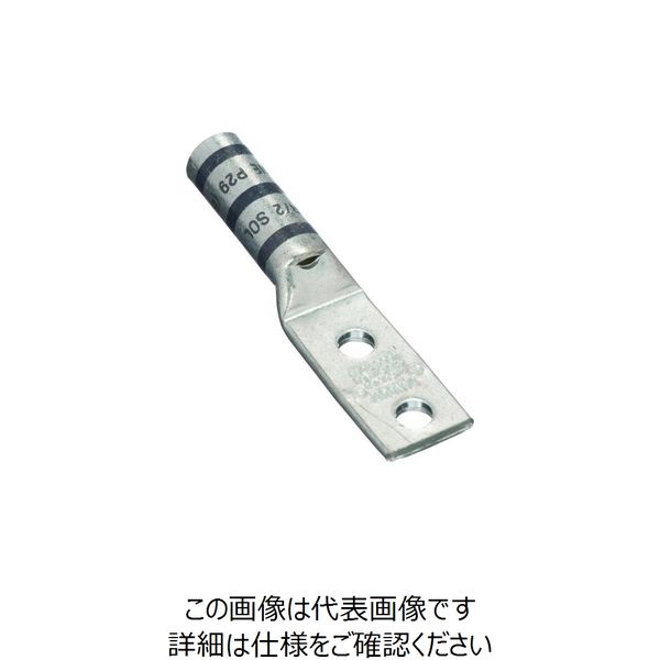 パンドウイット 銅製圧縮端子 2穴 電線サイズ AWG4 取付穴サイズ 135mm 取付穴間隔 445mm LCC4ー12ーL LCC4-12-L（直送品）