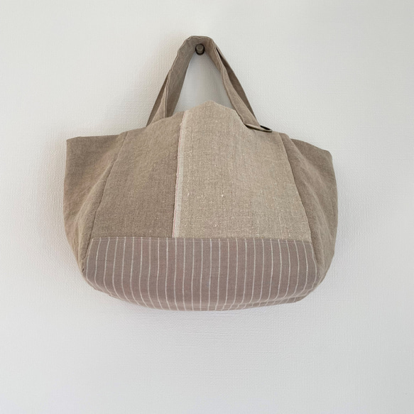 リネン - トートバッグ  linen tote bag