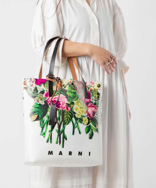 マルニ MARNI SHMPQ10A14 P6868 トートバッグ TRIBECA N/S レディース バッグ トライベッカ ショッパーバッグ フローラル プレ