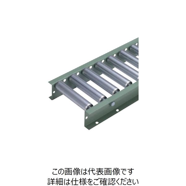 太陽工業 タイヨー φ42スチールローラコンベヤ(Lフレーム) 機長1500mm 肉厚1.2mm N4214L-500-50-1500 1台（直送品）