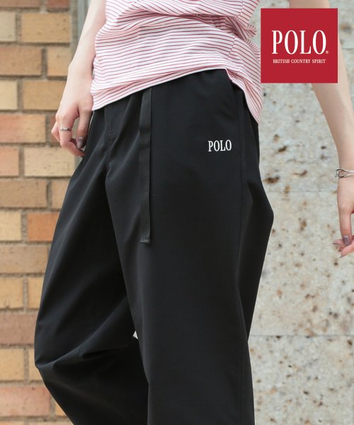 【POLO BCS / ポロビーシーエス】POLO BCS/wide pants full length フルレングス パンツ ワイドパンツ ロゴ