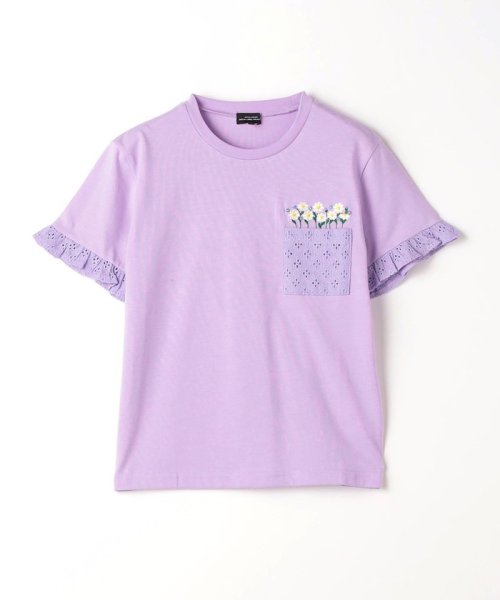 TJ フラワーポケット Tシャツ 100cm－130cm