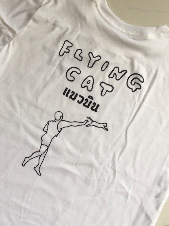 flying cat オリジナルデザインTシャツ