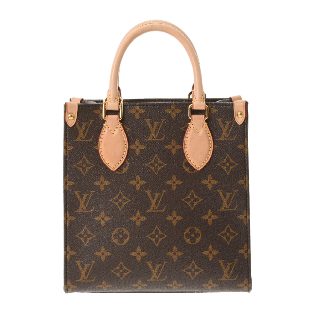 LOUIS VUITTON ルイヴィトン モノグラム サックプラBB 2WAY ブラウン M45847 ユニセックス モノグラムキャンバス トートバッグ Aランク 中古 