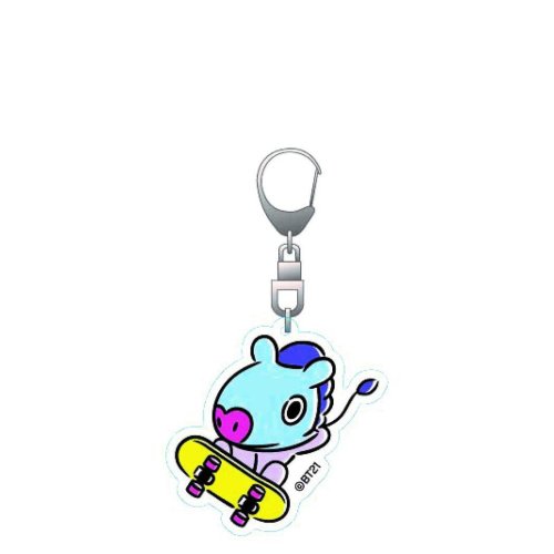 BT21 アクリル キーチェーン MANG グッズ キーホルダー キャラクター LINE エンスカイ K－POP アーティスト プレゼント