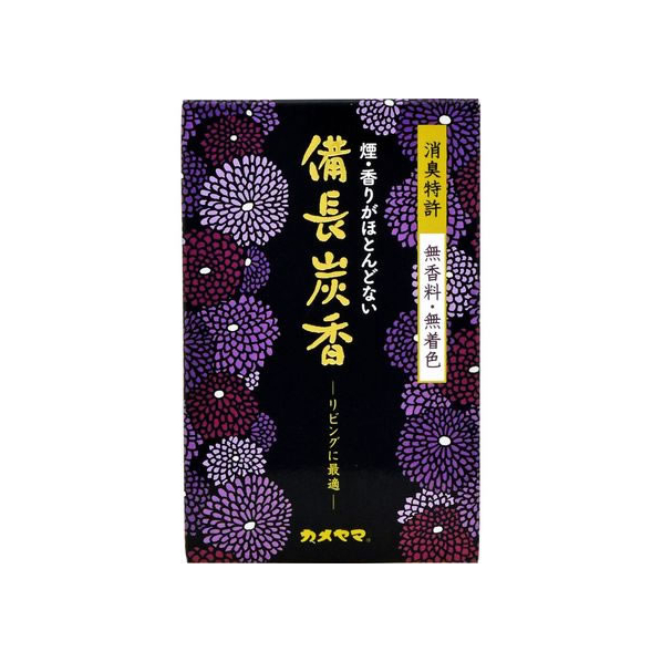 カメヤマ 花げしき 備長炭 ミニ寸 約50g FC722MM