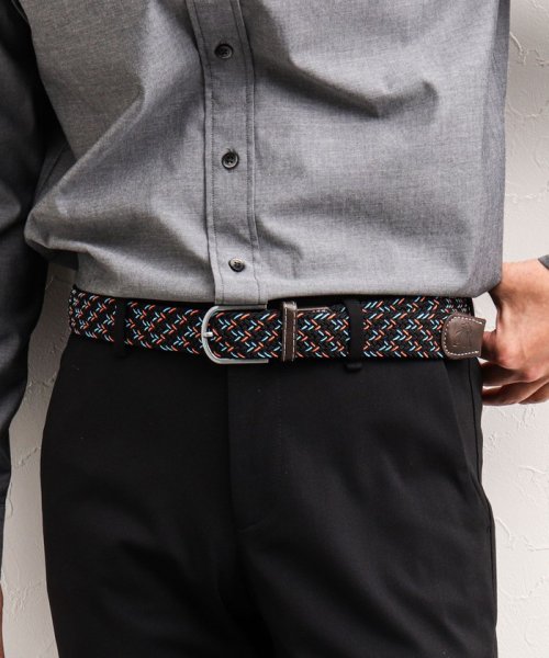 【SWOLE PANDA/スウォール パンダ】RECYCLED WOVEN BELT DOT ゴムメッシュベルト