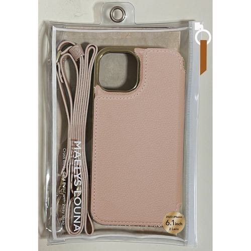 ユニケース ML-CSIP23MP-2CBBE Cross Body Case Duo for iPhone 15Pro (beige) beige