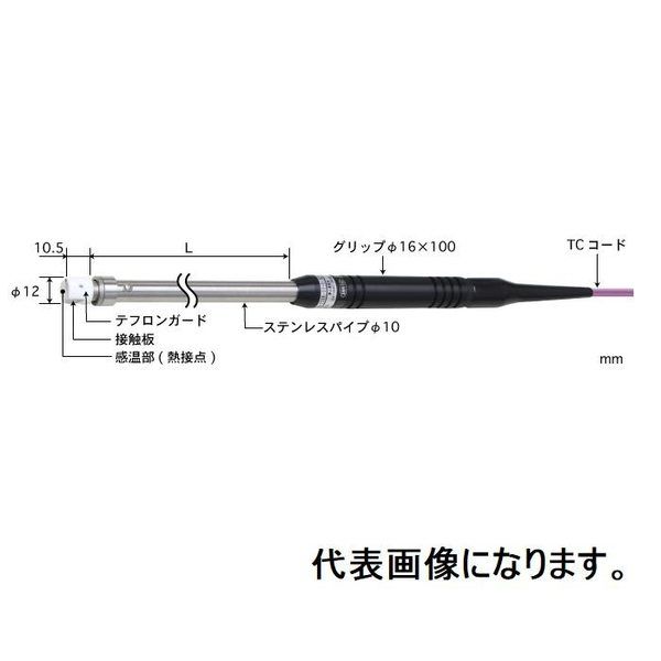 静止表面用温度センサ 接触サポートタイプ 【AXー311Eー01ー1ーTC1ーASP】 AX-311E-01-1-TC1-ASP 1本（直送品）