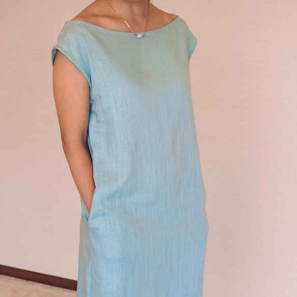 ~Evie~リネンサックドレス Linen sac dress