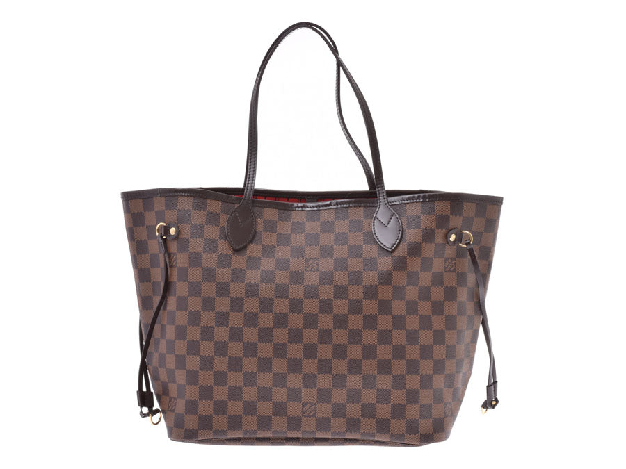 ルイヴィトン ダミエ ネヴァーフルMM ブラウン N51105 レディース トートバッグ Aランク 美品 LOUIS VUITTON 中古 