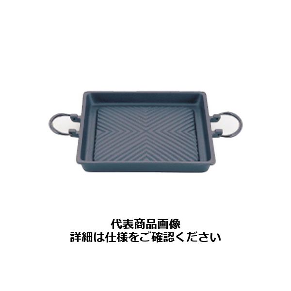 アサヒ 鉄焼肉プレート 角型 35cm QYK24（取寄品）