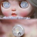 【3個買うと1個プレゼントGTE！】ブライス アイ ネオブライス bjd 目 アイ アイチップ ドールアイチップ-白いバラ