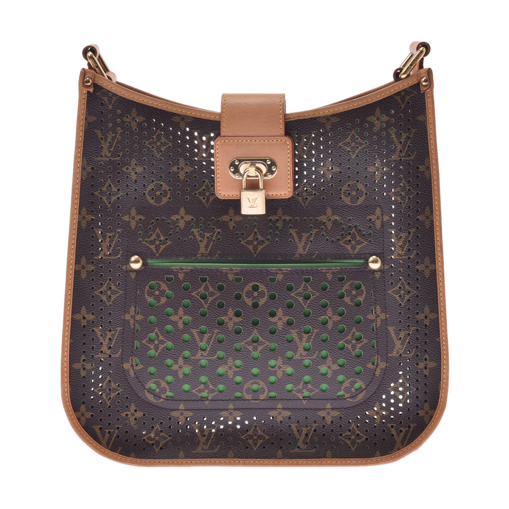 LOUIS VUITTON ルイヴィトン モノグラム ペルフォ ミュゼット ヴェール M95173 レディース モノグラムキャンバス ショルダーバッグ ABランク 中古 