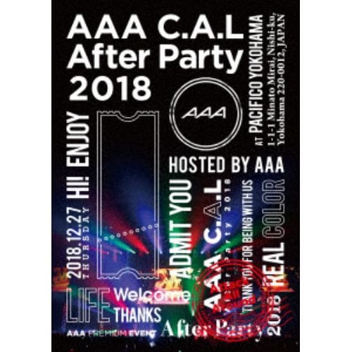 【DVD】AAA C.A.L After Party 2018