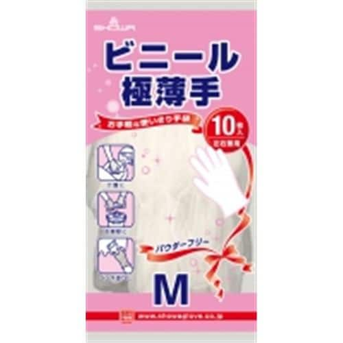 ショーワグローブ ビニール極薄手 M (10枚入)