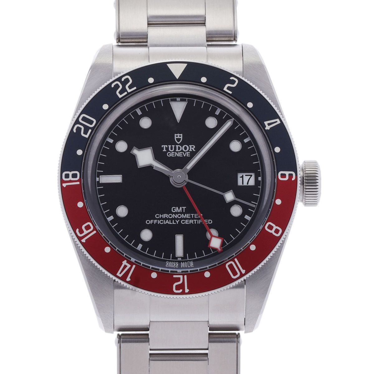 【2025 カレンダーの人気アイテム】 TUDOR チュードル ヘリテージ ブラックベイ GMT 79830RB メンズ SS 腕時計 自動巻き 黒文字盤 未使用 