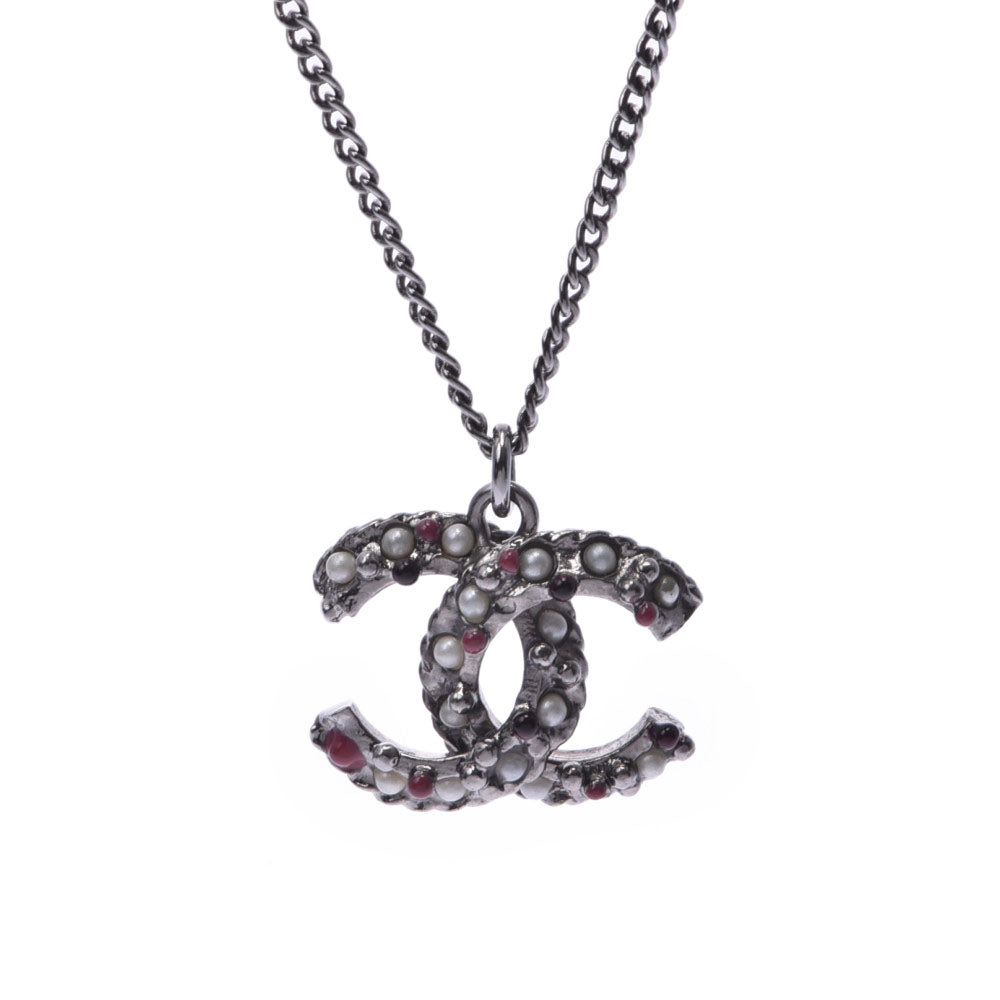 CHANEL シャネル ココマーク 2011年モデル レディース フェイクパール ネックレス Aランク 中古 