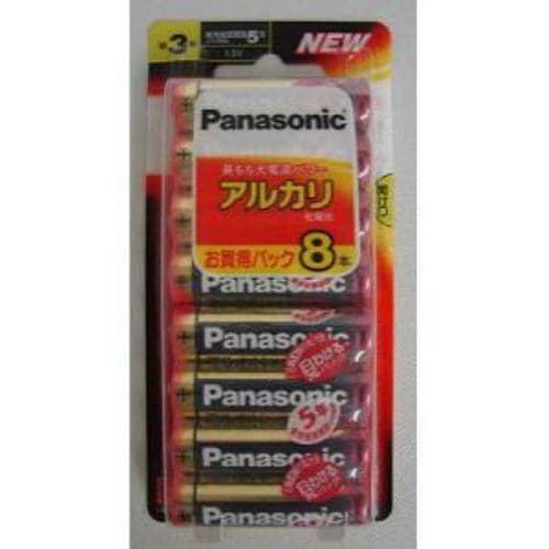 パナソニック アルカリ乾電池単３形8本パック LR6XJ／8B