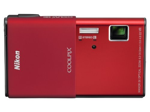 Nikon デジタルカメラ COOLPIX S80 カーディナルレッド S80RD 1410万画素 光学5倍ズーム 3.5型タッチパネル液晶 16.5mm薄型ボディ【中古品】