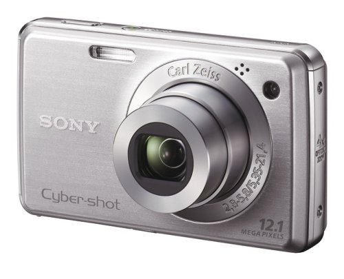 SONY デジタルカメラ Cybershot W220 (1210万画素/光学x4/デジタルx8/シルバー) DSC-W220/S【中古品】