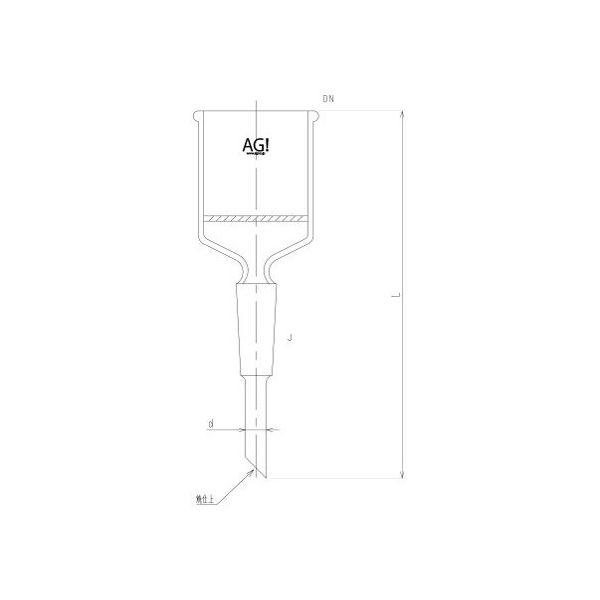 旭製作所 ブフナー形・ろ過器(摺付) 3918-25G/3 1個 63-2588-41（直送品）