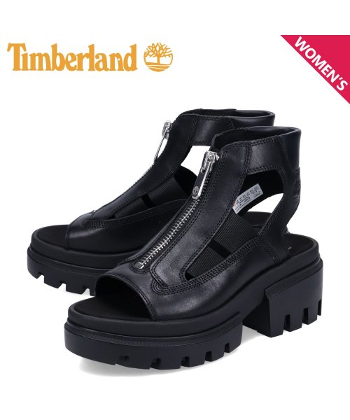 ティンバーランド Timberland サンダル エバリー グラディエーター レディース 厚底 WS EVERLEIGH GLADIATOR SANDAL ブラ