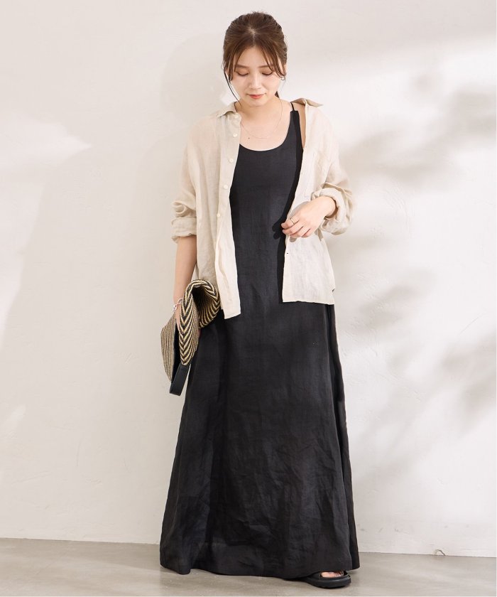 ジャーナルスタンダード/【TheLoom/ザ ルーム】LINEN HALTER DRESS TL1･･･