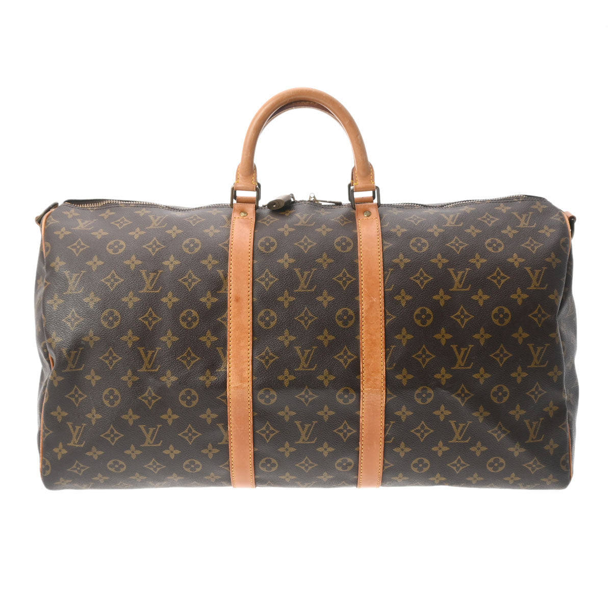 LOUIS VUITTON ルイヴィトン モノグラム キーポル バンドリエール 55 ブラウン M41414 ユニセックス モノグラムキャンバス ボストンバッグ Bランク 中古 